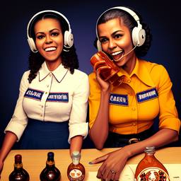 Barack and Michelle Obama, Dial-a-Sauce · FFF\DAS\BMO\003