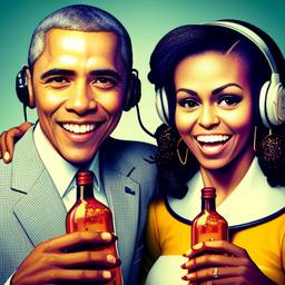 Barack and Michelle Obama, Dial-a-Sauce · FFF\DAS\BMO\004