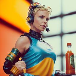 Charlize Theron, Dial-a-Sauce · FFF\DAS\CT\016