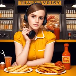 Emma Watson, Dial-a-Sauce · FFF\DAS\EW\009