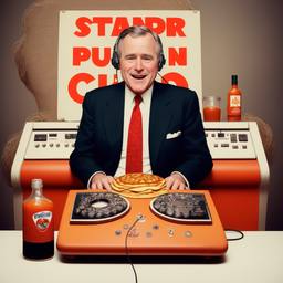 George Bush, Dial-a-Sauce · FFF\DAS\GWB\008