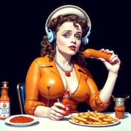 Helena Bonham Carter, Dial-a-Sauce · FFF\DAS\HBC\004
