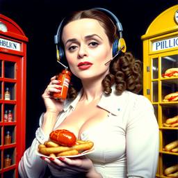 Helena Bonham Carter, Dial-a-Sauce · FFF\DAS\HBC\005