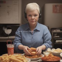 Judi Dench, Dial-a-Sauce · FFF\DAS\JDE\002
