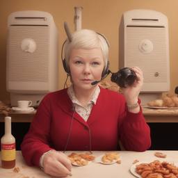 Judi Dench, Dial-a-Sauce · FFF\DAS\JDE\003