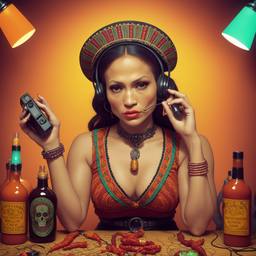 Jennifer Lopez, Dial-a-Sauce · FFF\DAS\JL\050