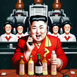 Kim Jong Un, Dial-a-Sauce · FFF\DAS\KJU\002