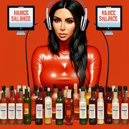 Kim Kardashian, Dial-a-Sauce · FFF\DAS\KK\001