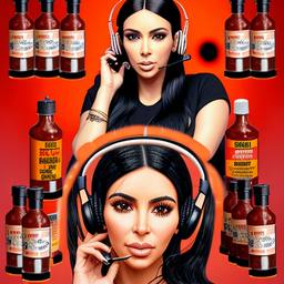 Kim Kardashian, Dial-a-Sauce · FFF\DAS\KK\002