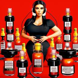Kim Kardashian, Dial-a-Sauce · FFF\DAS\KK\008