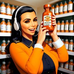 Kim Kardashian, Dial-a-Sauce · FFF\DAS\KK\082