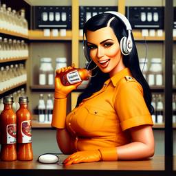 Kim Kardashian, Dial-a-Sauce · FFF\DAS\KK\101