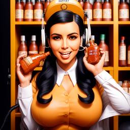 Kim Kardashian, Dial-a-Sauce · FFF\DAS\KK\110