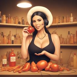 Kim Kardashian, Dial-a-Sauce · FFF\DAS\KK\156