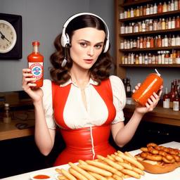Keira Knightley, Dial-a-Sauce · FFF\DAS\KKN\002