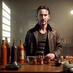 Keanu Reeves, Dial-a-Sauce · FFF\DAS\KR\001