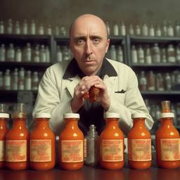 Robbo, the Mad Chilli Sauce Scientist, Dial-a-Sauce · FFF\DAS\MCS\084