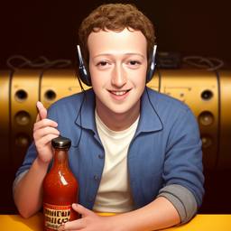 Mark Zuckerberg, Dial-a-Sauce · FFF\DAS\MZ\002