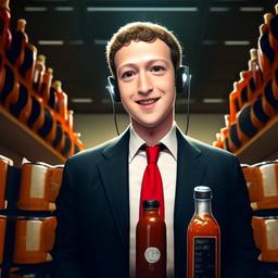 Mark Zuckerberg, Dial-a-Sauce · FFF\DAS\MZ\007