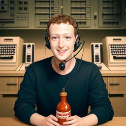 Mark Zuckerberg, Dial-a-Sauce · FFF\DAS\MZ\008