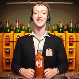 Mark Zuckerberg, Dial-a-Sauce · FFF\DAS\MZ\009