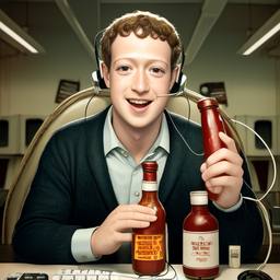 Mark Zuckerberg, Dial-a-Sauce · FFF\DAS\MZ\022