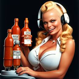 Pamela Anderson, Dial-a-Sauce · FFF\DAS\PA\001
