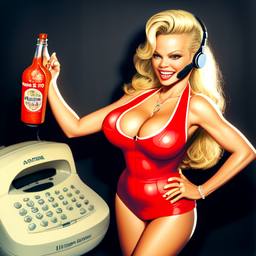 Pamela Anderson, Dial-a-Sauce · FFF\DAS\PA\008
