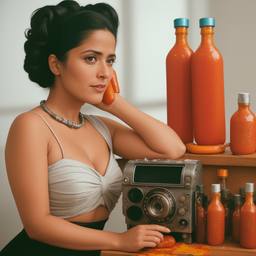 Salma Hayek, Dial-a-Sauce · FFF\DAS\SH\102