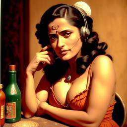 Salma Hayek, Dial-a-Sauce · FFF\DAS\SH\120