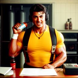 Sylvester Stallone, Dial-a-Sauce · FFF\DAS\SS\030