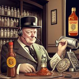 Winston Churchill, Dial-a-Sauce · FFF\DAS\WC\002
