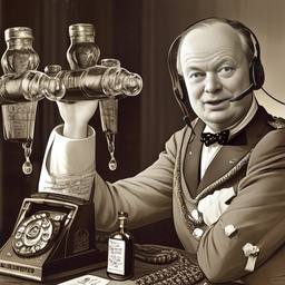 Winston Churchill, Dial-a-Sauce · FFF\DAS\WC\003