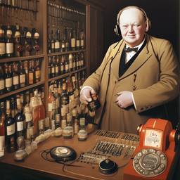 Winston Churchill, Dial-a-Sauce · FFF\DAS\WC\008