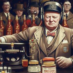 Winston Churchill, Dial-a-Sauce · FFF\DAS\WC\023