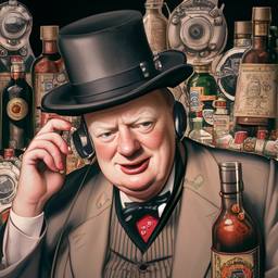 Winston Churchill, Dial-a-Sauce · FFF\DAS\WC\024