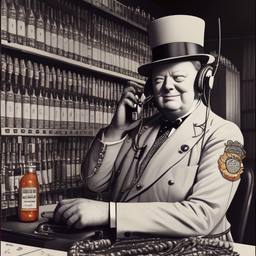 Winston Churchill, Dial-a-Sauce · FFF\DAS\WC\027