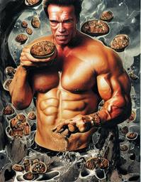 Arnold Schwarzenegger, Early Stable Diffusion · FFF\ESD\AS\002