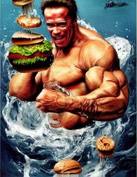 Arnold Schwarzenegger, Early Stable Diffusion · FFF\ESD\AS\006