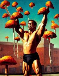 Arnold Schwarzenegger, Early Stable Diffusion · FFF\ESD\AS\012