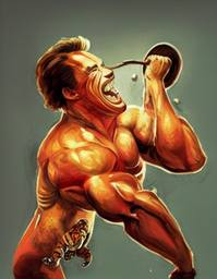 Arnold Schwarzenegger, Early Stable Diffusion · FFF\ESD\AS\021