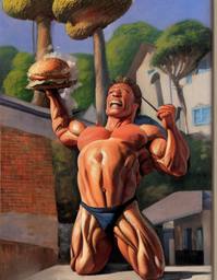 Arnold Schwarzenegger, Early Stable Diffusion · FFF\ESD\AS\026