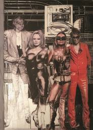 Andy Warhol and the Spice Girls, Early Stable Diffusion · FFF\ESD\AW\006