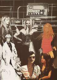 Andy Warhol and the Spice Girls, Early Stable Diffusion · FFF\ESD\AW\010