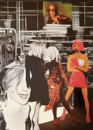 Andy Warhol and the Spice Girls, Early Stable Diffusion · FFF\ESD\AW\011