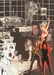 Andy Warhol and the Spice Girls, Early Stable Diffusion · FFF\ESD\AW\012