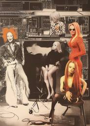 Andy Warhol and the Spice Girls, Early Stable Diffusion · FFF\ESD\AW\015