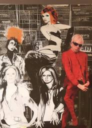 Andy Warhol and the Spice Girls, Early Stable Diffusion · FFF\ESD\AW\019
