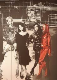 Andy Warhol and the Spice Girls, Early Stable Diffusion · FFF\ESD\AW\020