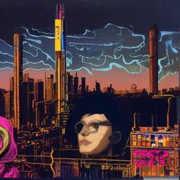 Andy Warhol and the Spice Girls, Early Stable Diffusion · FFF\ESD\AW\039
